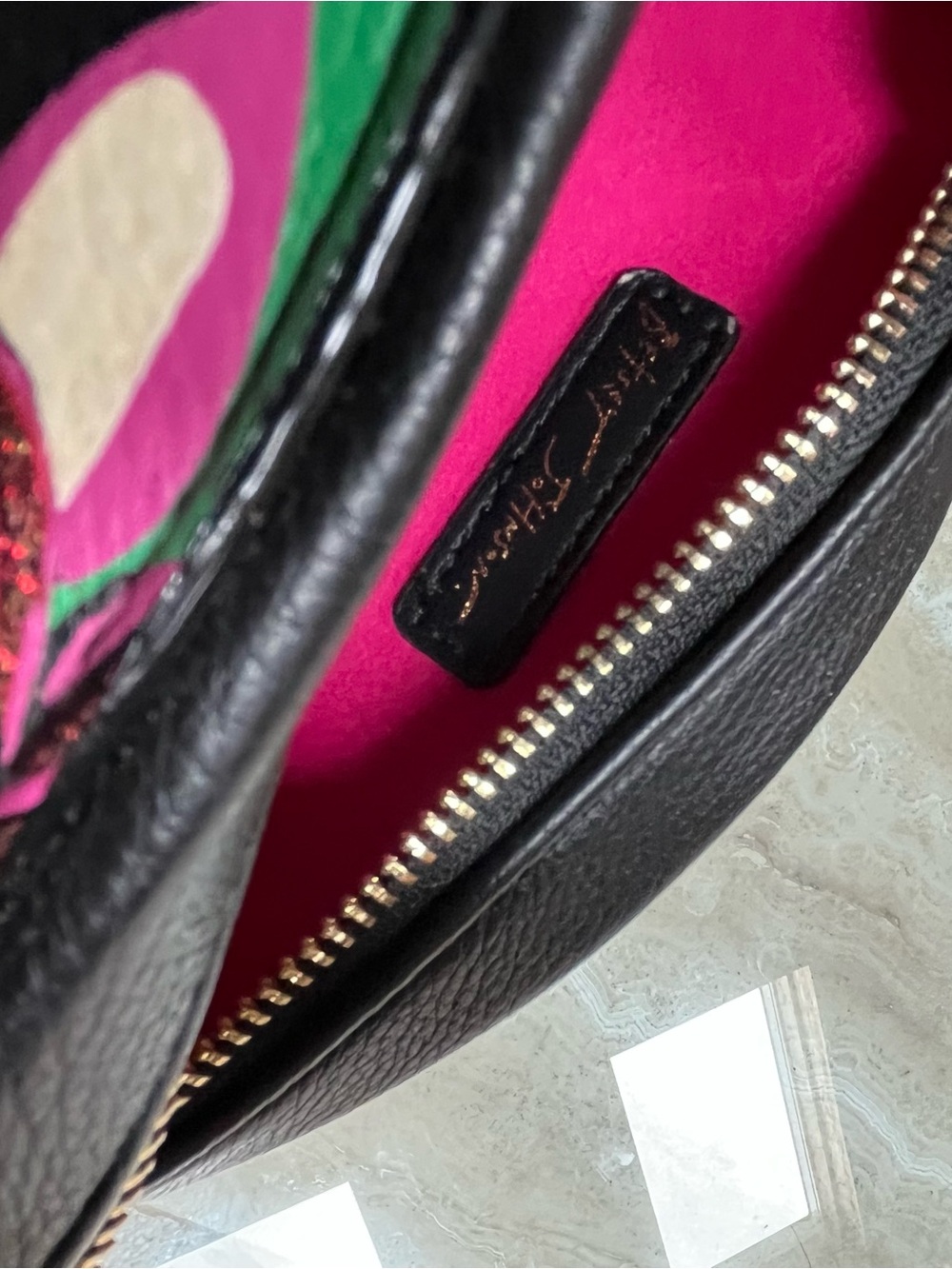 Betsey Johnson BETSEYVILLE Flamingo Sugerskull Crossbody glow in the dark! - Picture 6 of 10